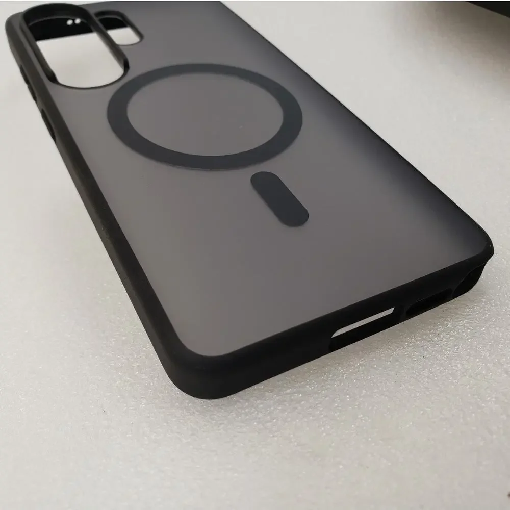 TOCOL Magnetic Case for Samsung Galaxy S26 Ultra - Black Translucent Cover